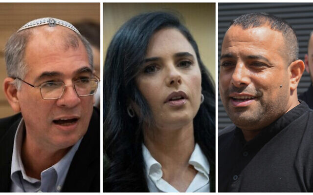 Ayelet Shaked held talks on joining Likud after Silman quit coalition — report