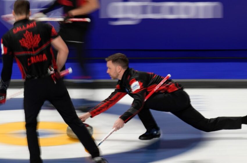  Canada’s Gushue falls to the United States in men’s world curling championship