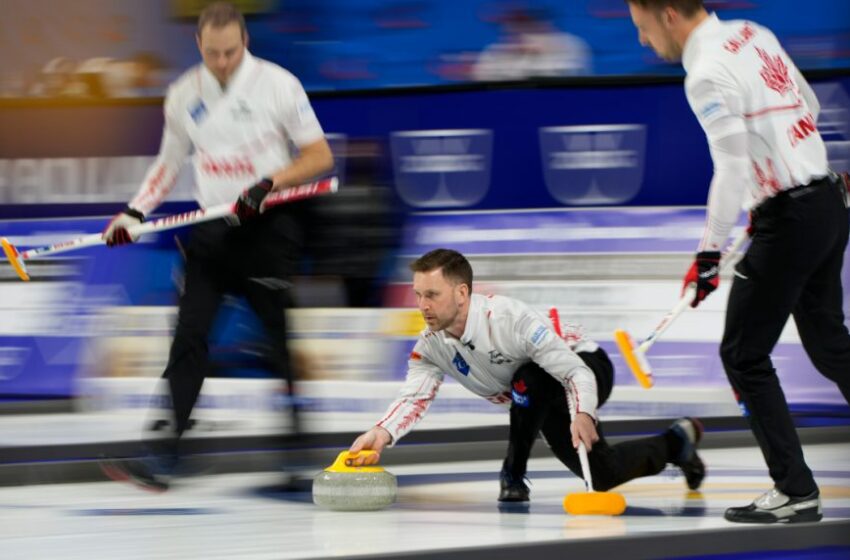  Canada’s Gushue secures men’s world curling championship playoff berth