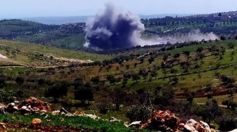  وسطی شام میں ایرانی فیکٹریوں پر ہوئی اسرائیلی بمباری