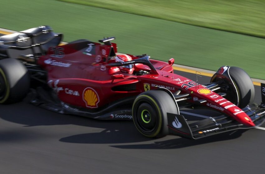 Ferrari driver Charles Leclerc wins Formula 1 Australian GP
