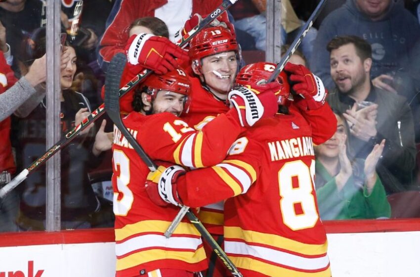  Flames clinch Pacific Division title with win over Stars