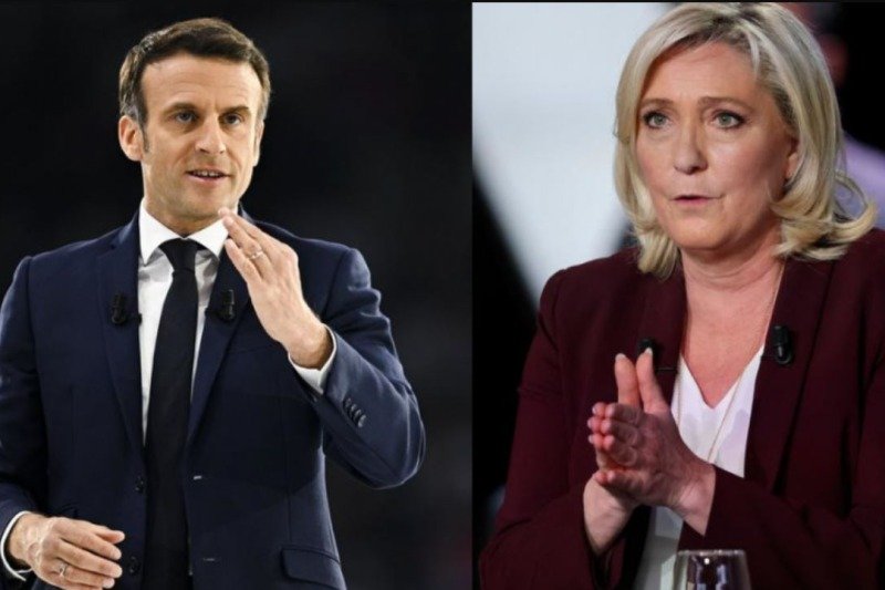  France-Presidential: Emmanuel Macron and Marine Le Pen qualified for the second round