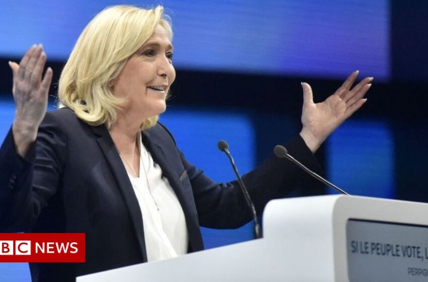  French election: Far-right Le Pen closes in on Macron ahead of vote