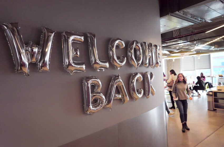  Google’s first week back in the office included marching bands, mayor visits and traffic jams