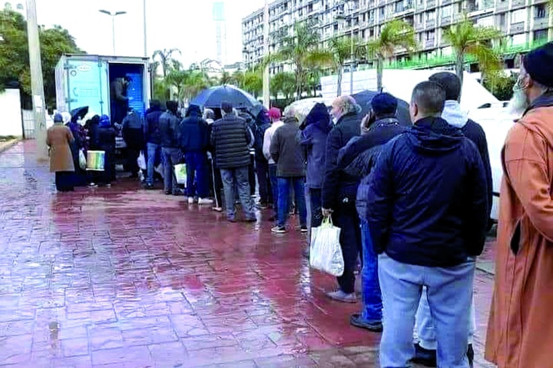  In Algeria, the more Ramadan goes by and the longer the lines are
