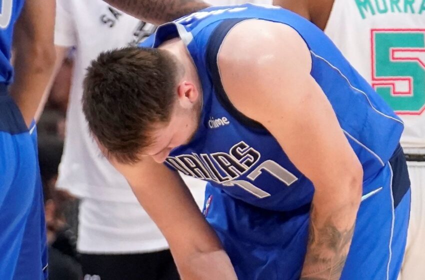  Injury leaves Doncic a doubt for start of NBA playoffs