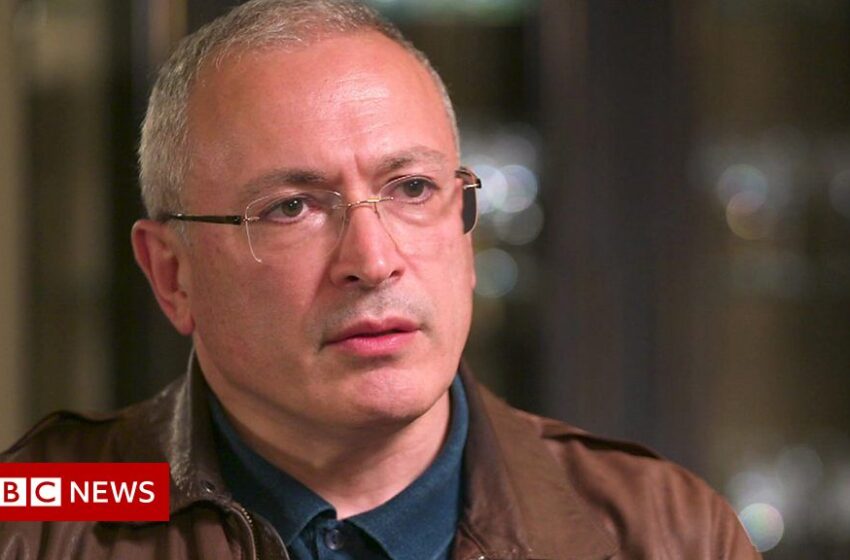  Khodorkovsky: Oil ban would deal Putin ‘very serious blow’