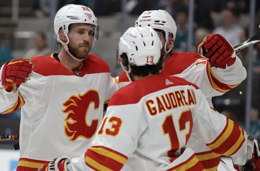  Lindholm scores goals No. 37 and 38 as Flames beat Sharks