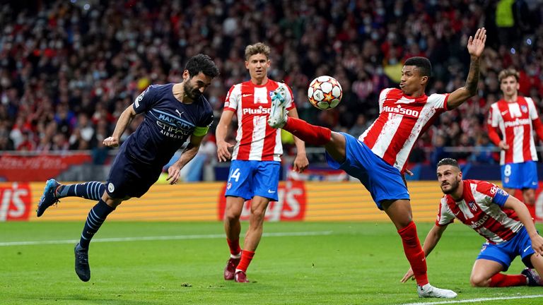  Man City into CL semis after ill-tempered draw at Atletico