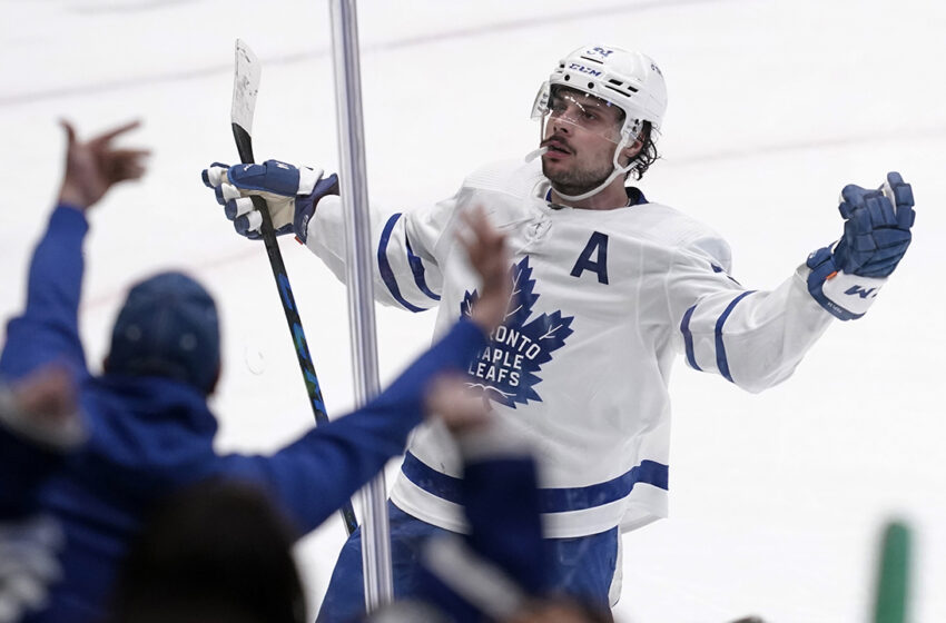  Maple Leafs react to Matthews setting franchise record for goals in single season