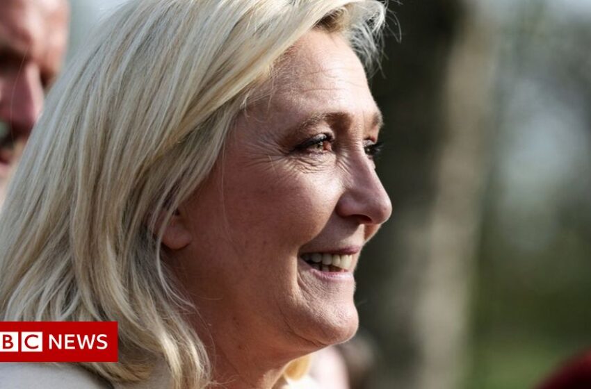  Marine Le Pen says she opposes sanctions on Russian gas