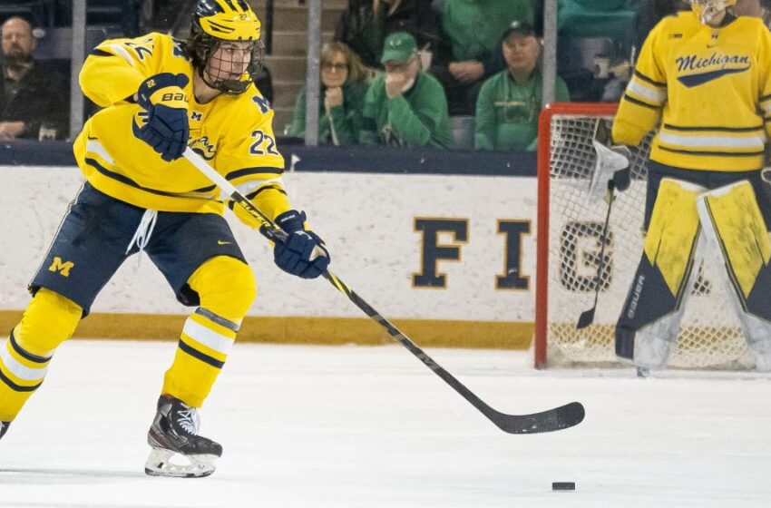  NCAA hockey signings: Michigan’s Beniers, Power, Johnson all sign with their NHL teams