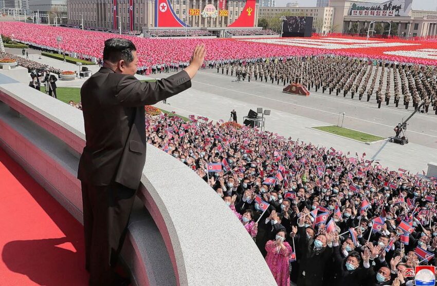  North Korea’s Kim attends parade honoring grandfather
