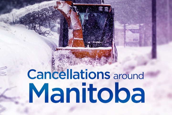  School and other cancellations around southern Manitoba on Wednesday
