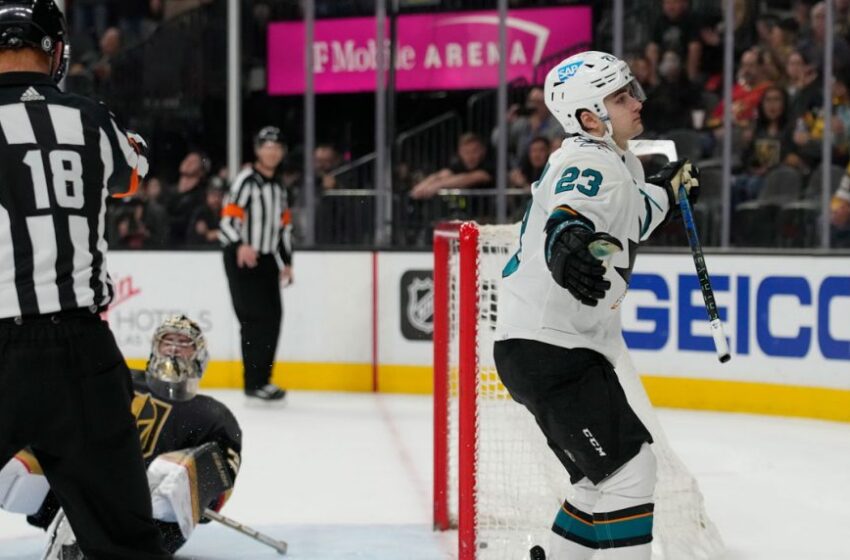  Sharks snap 11-game skid, put dent in Vegas’ playoff hopes with shootout win