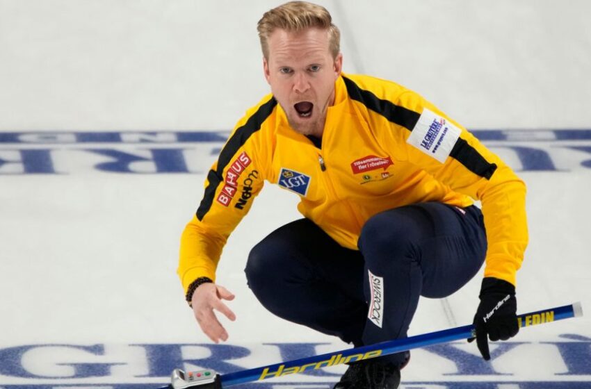  Sweden beats Canada to win gold at world men’s curling championship