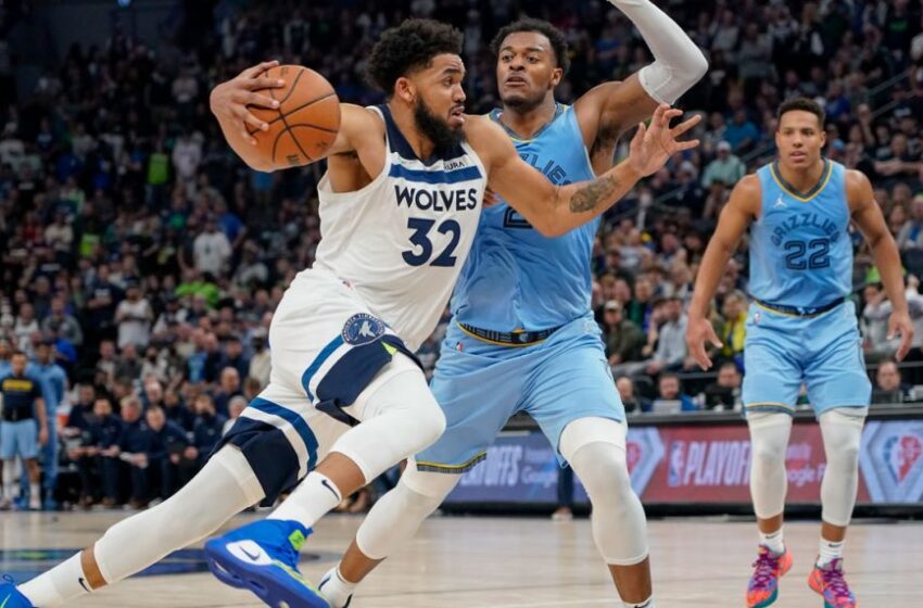  Towns, Timberwolves rebound to even series with Grizzlies