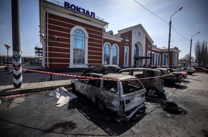  Train station strike in eastern Ukraine takes brutal toll on civilians