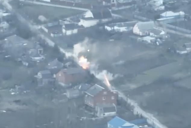 Two more of Putin’s tanks are blown up in Mariupol, as Ukrainian troops seen dodging Russian shells