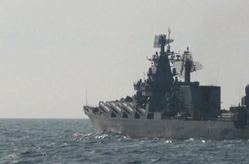  Ukraine claims it hit Russian flagship vessel