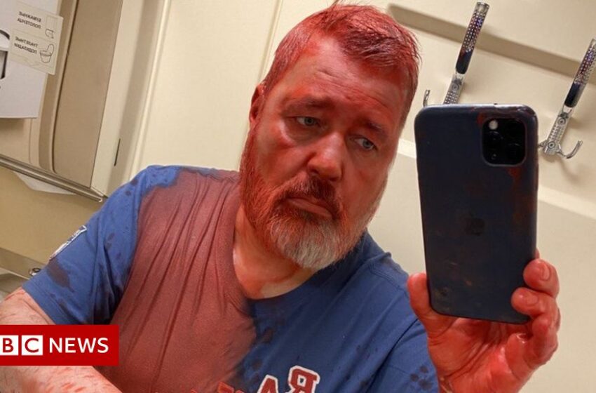  Ukraine war: Russia’s Nobel winning editor Muratov doused with paint