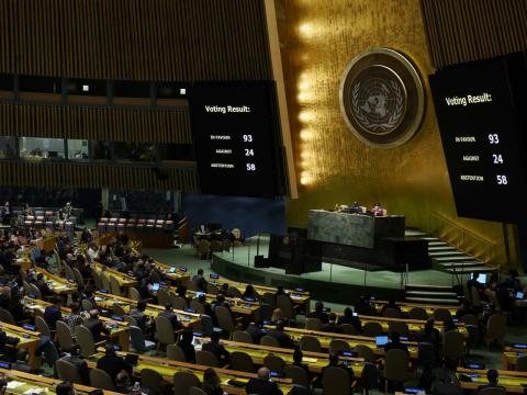  UN General Assembly Suspends Russia from Human Rights Council