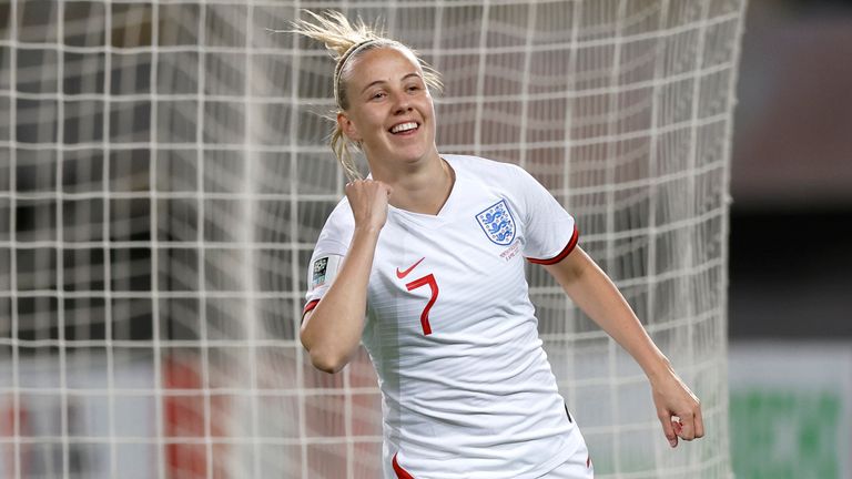  White nets 50th England goal as Lionesses score 10 again