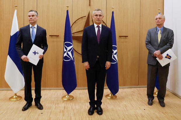  Finland and Sweden officially apply to join NATO