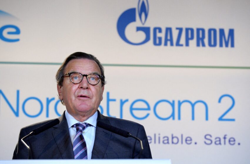  Former German chancellor Schröder resigns from Russian energy firm