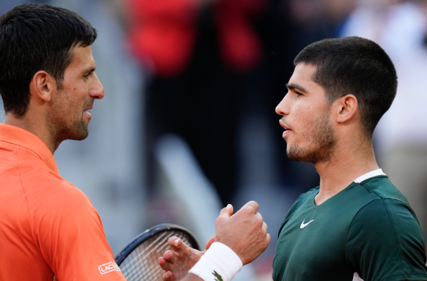  Giant slayer Alcaraz beats Djokovic to reach Madrid Open final