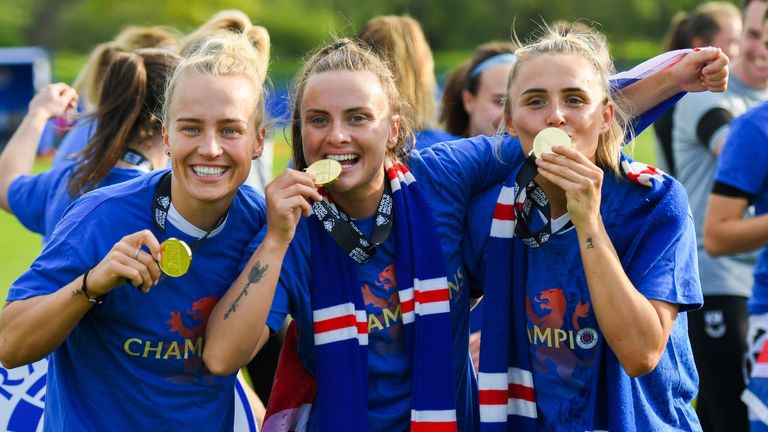  SWPL: Rangers crowned Scottish champions ending Glasgow City’s 14-year reign
