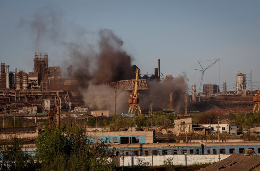  Women, children evacuated from Mariupol steel plant