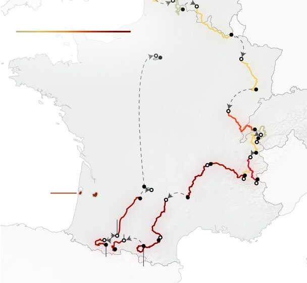  As Europe’s heat wave melts roads, Tour de France races into an uncertain future