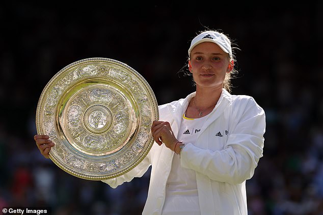  Wimbledon winner Elena Rybakina admits she had to win a battle with her nerves to clinch trophy
