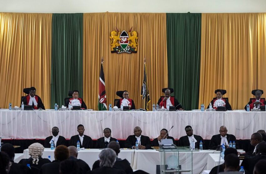  Kenya’s Supreme Court upholds Ruto’s narrow presidential win