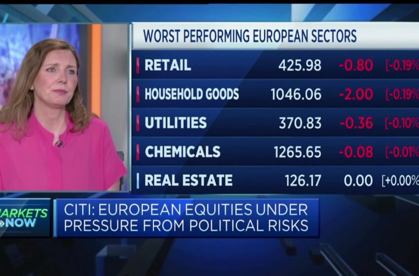  France’s election has the ability to rock wider European stocks, Citi strategist says