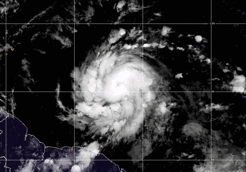  Hurricane Beryl becomes powerful Category 3 storm as it nears Caribbean