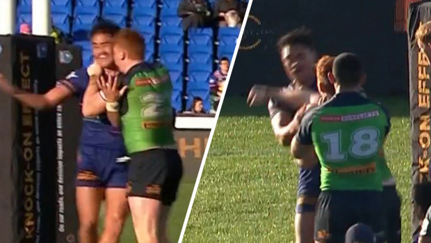  Raiders firebrand sent off after wild NSW Cup brawl