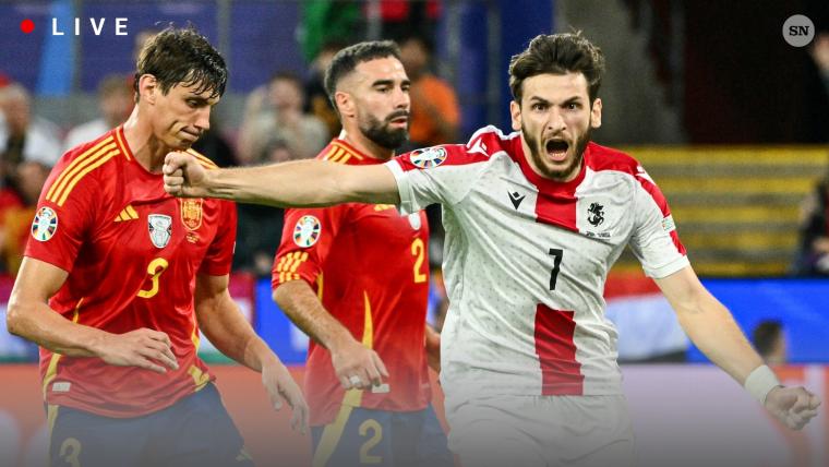  Spain vs. Georgia live score: Euro 2024 updates, result as La Roja equalise in Round of 16 battle