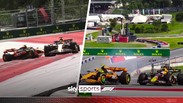 Verstappen-Norris collision hands Russell dramatic Austrian GP win