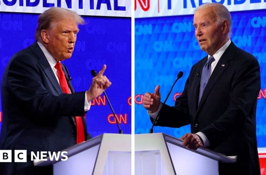  Watch key moments from Biden and Trump’s first debate