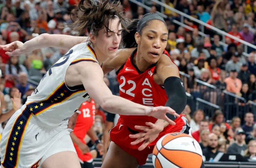  Aces beat Caitlin Clark, Fever in front of fifth-largest crowd in WNBA history