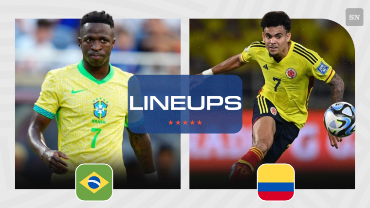  Brazil vs. Colombia confirmed lineups, starting 11, team news: Vinicius Jr., Rodriguez both start in Copa America 2024 Group D finale