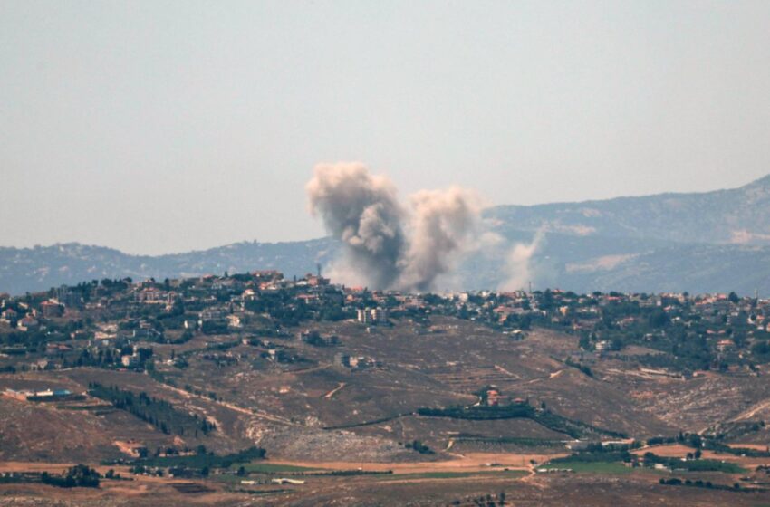  إطلاق عشرات الصواريخ من لبنان على شمال إسرائيل