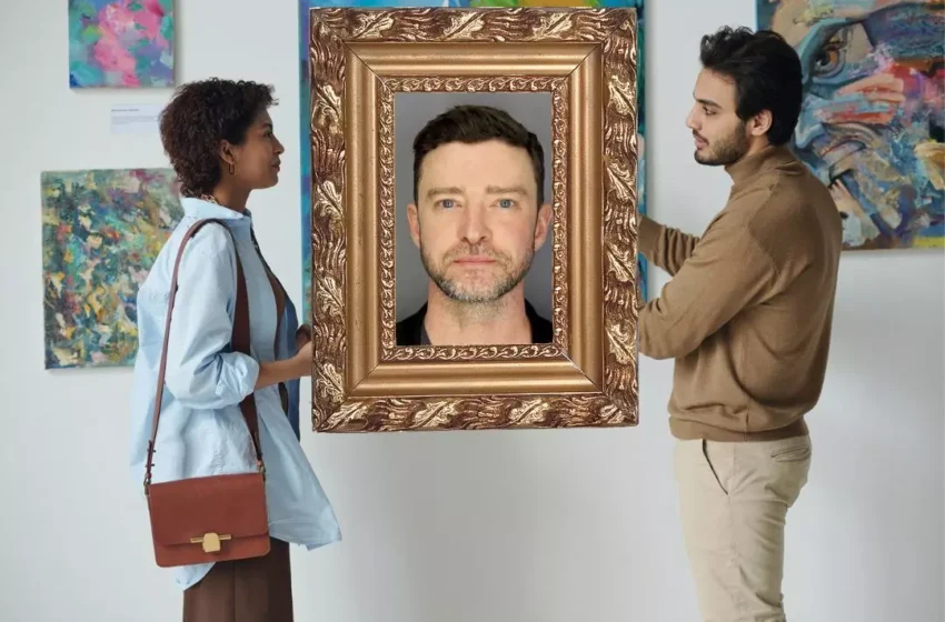  Justin Timberlake’s DUI Mugshot Transformed into Acclaimed Pop Art in Hamptons Gallery
