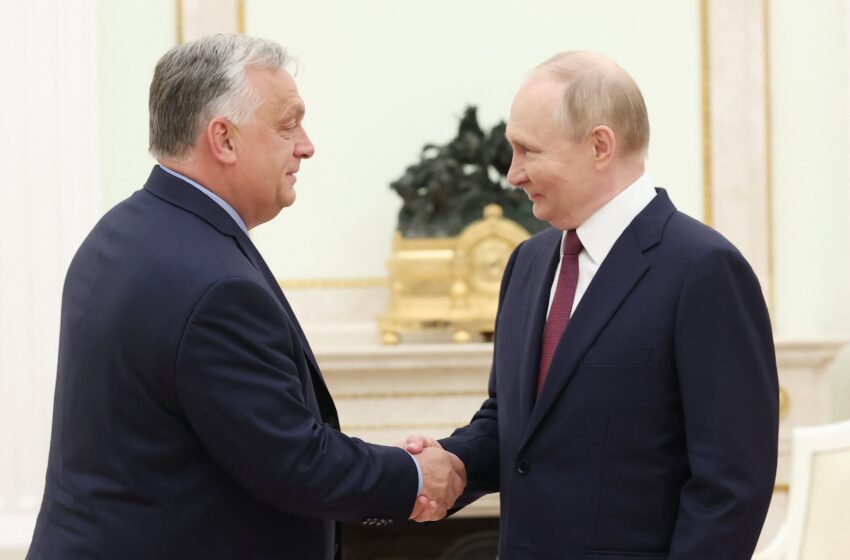  Putin’s Hungarian ally Orban draws EU ire over ‘peace mission’ to Moscow