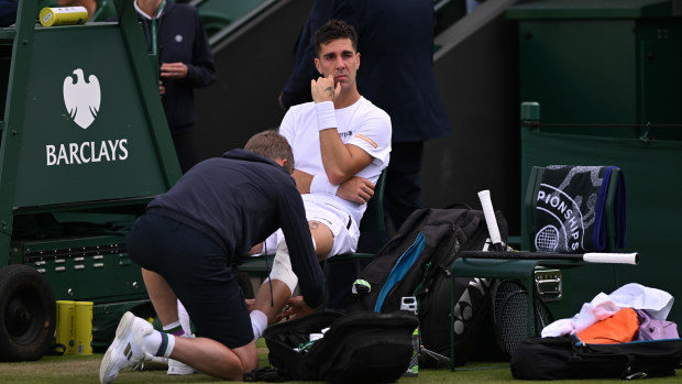  Shattered Kokkinakis forced to retire mid match