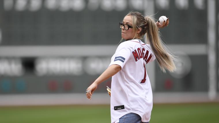  WWE, MLB Moment: Liv Morgan turns first Red Sox pitch into opportunity to take a shot at Rhea Ripley